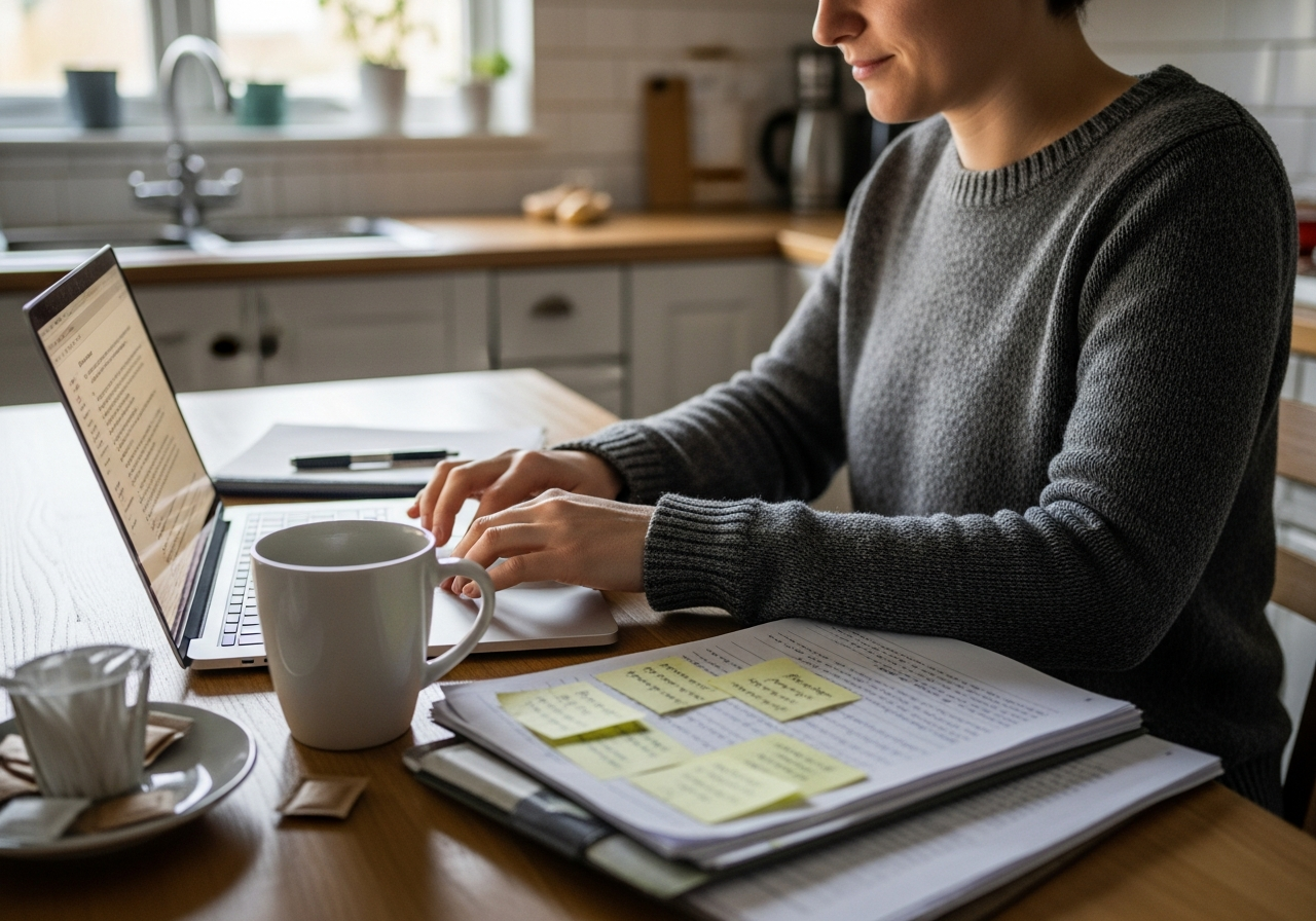 Person applying for a personal loan online
