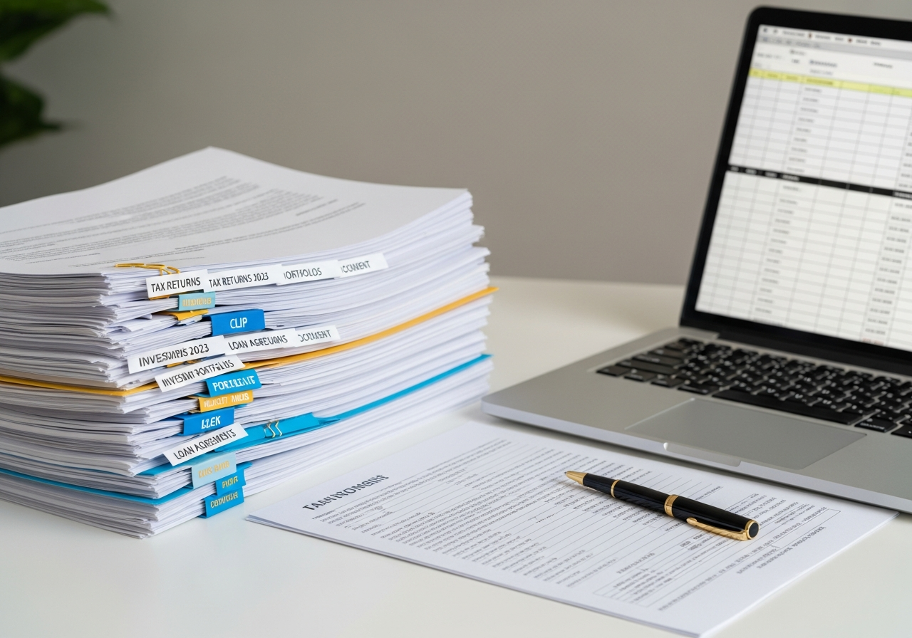 Organised financial documents