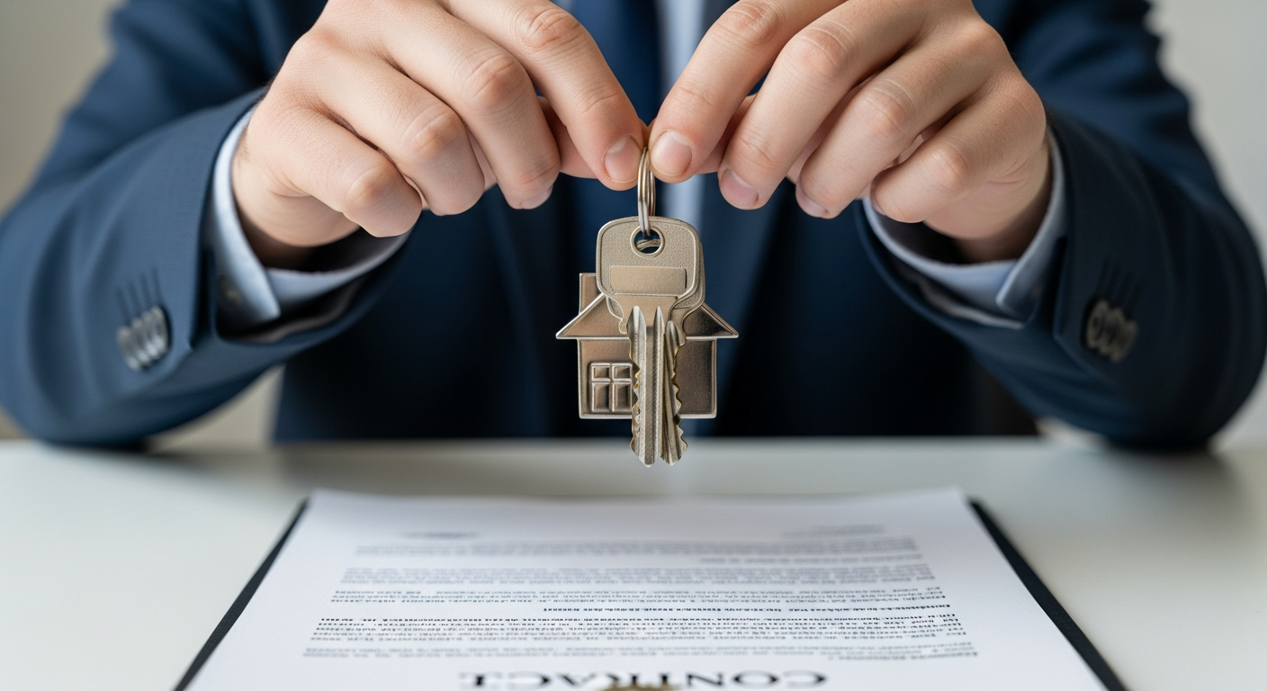 House keys and contract