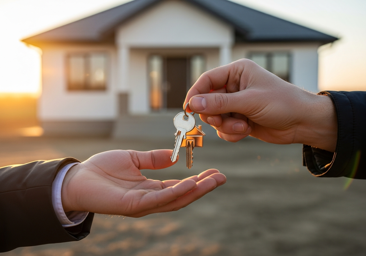 House keys exchanged