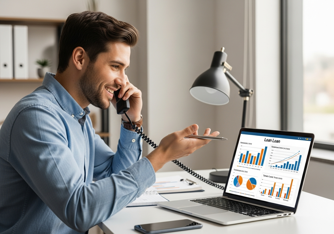 Advisor on phone