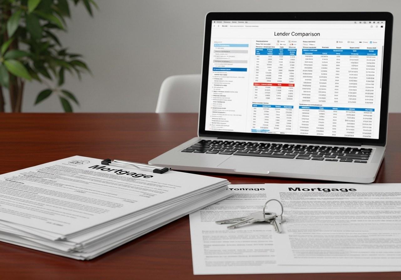 Mortgage lender comparison documents