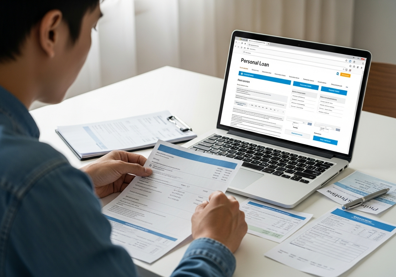 Comparing personal loan options online