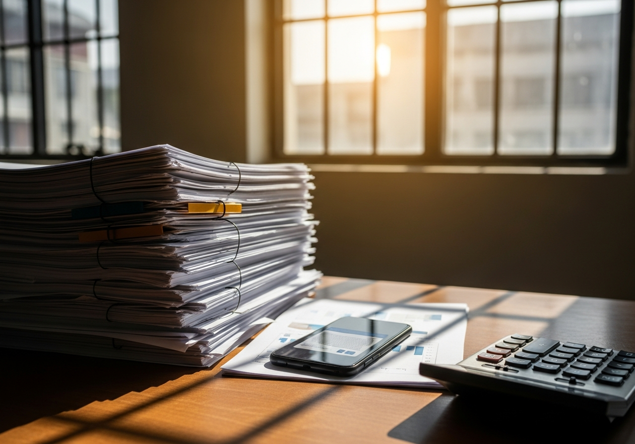 Documents and calculator for loan application