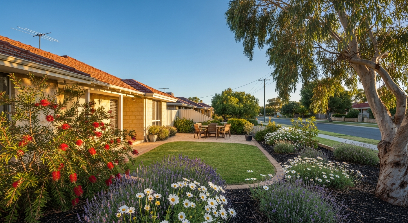Suburban Perth home exterior