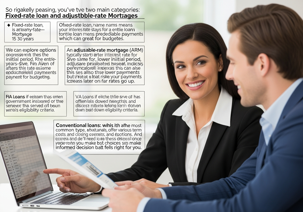 Mortgage broker helping clients with home loan options