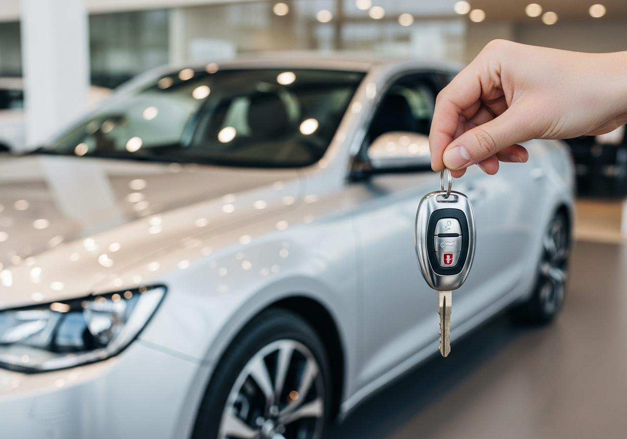 Holding car keys