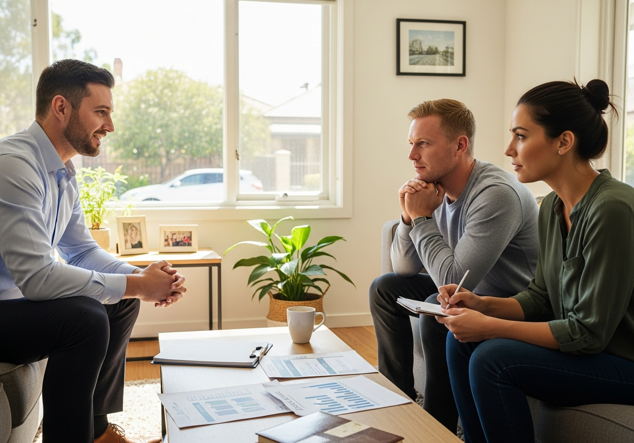 Mortgage broker with family in Adelaide