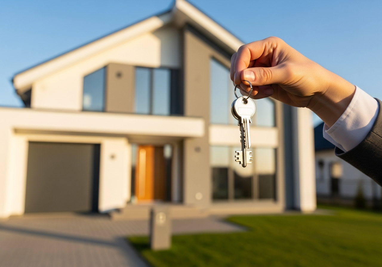 Keys to new home after mortgage approval