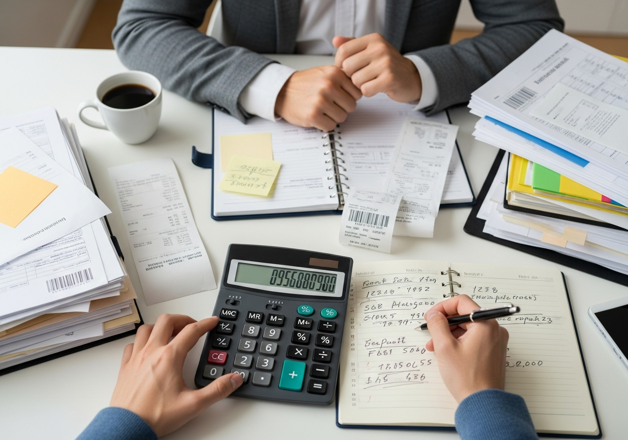 organising bills and budgeting