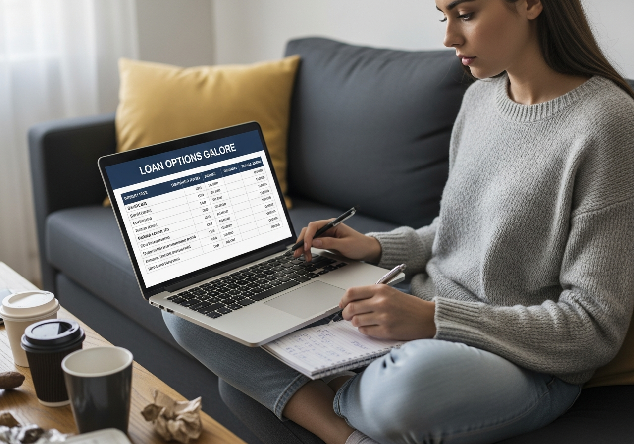 Comparing loan options online