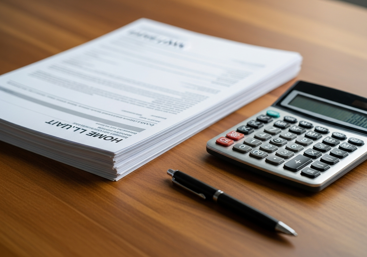 Home loan documents and calculator