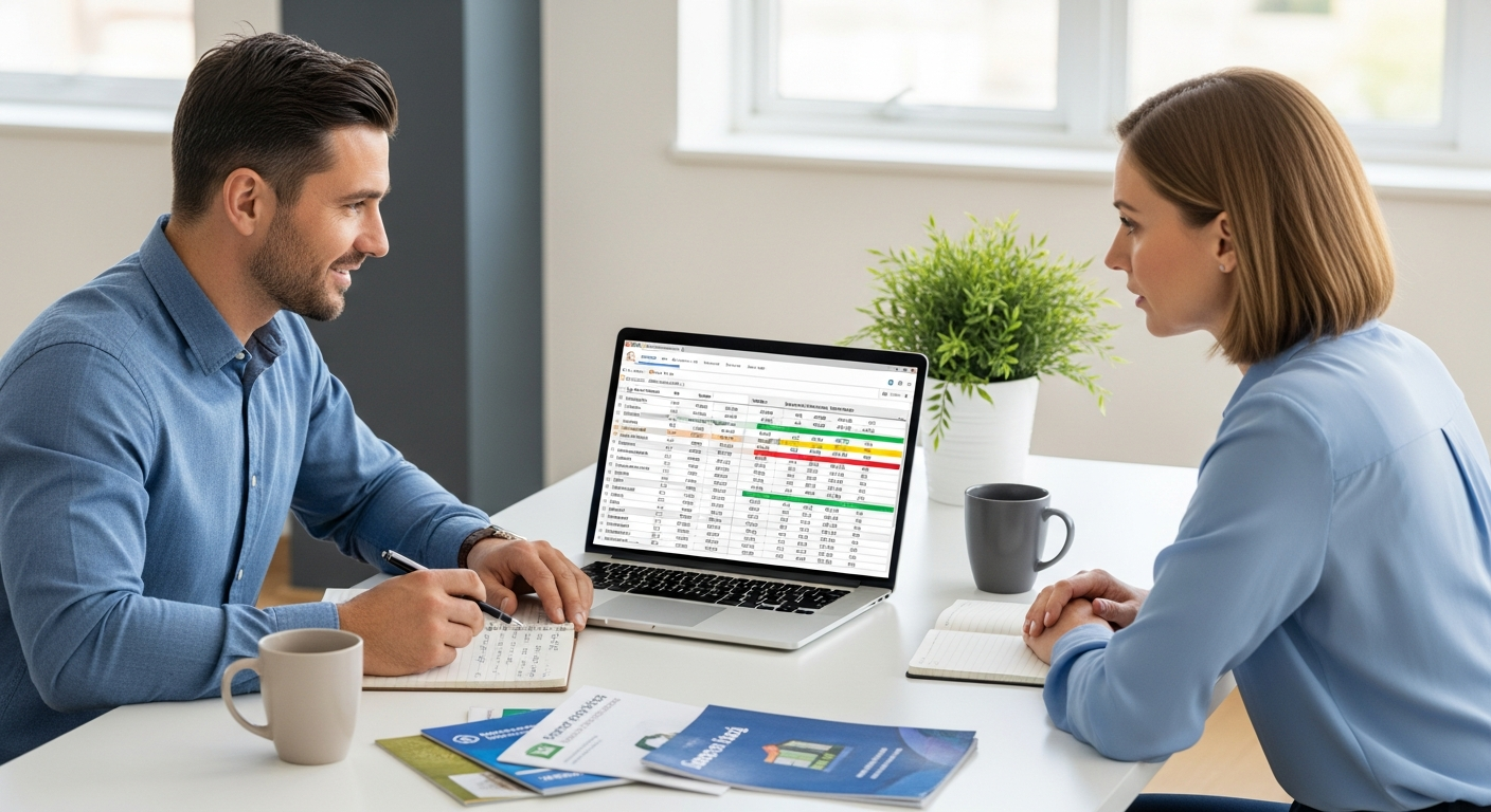 Comparing home loan offers with a broker