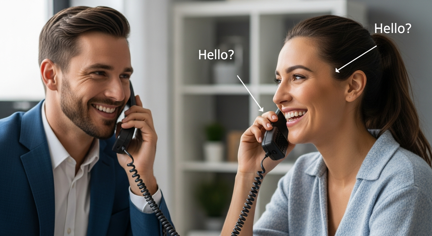 Client receiving call from broker